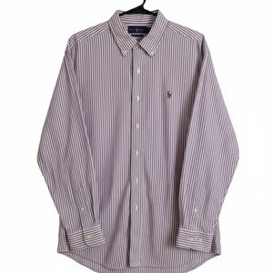 Ralph Lauren Purple Striped Men's Shirt